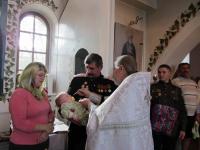 Крещение детей из казачьих семей